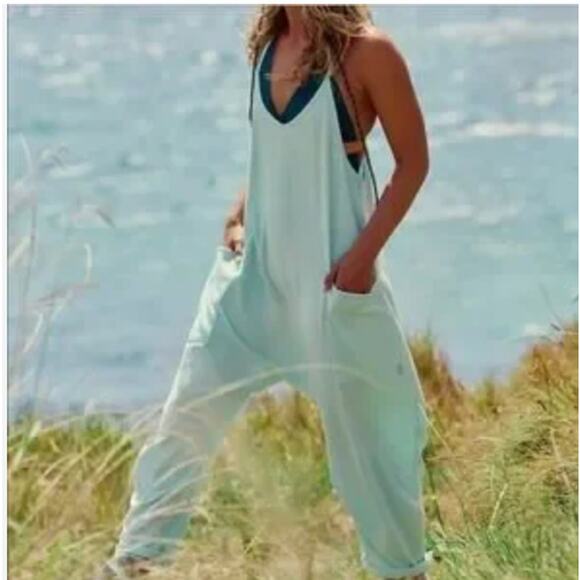 Free People Hot Shot Onesie Jumpsuit Large NEW - Picture 1 of 4